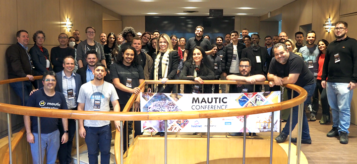 Photo of attendees at Mautic Conference South America